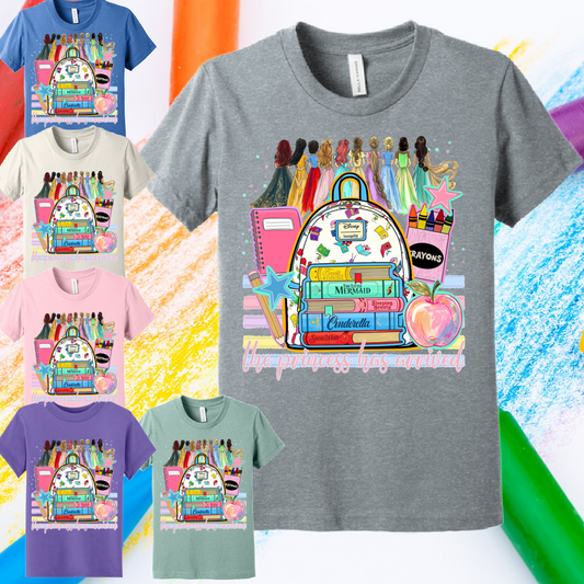 The Princess Has Arrived -  Bella Tee (Toddler & Youth)