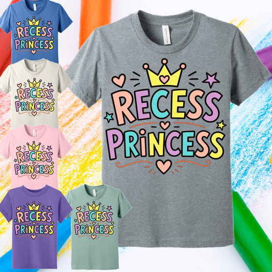 Recess Princess -  Bella Tee (Toddler & Youth)