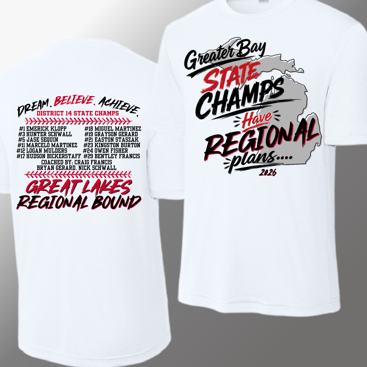 GBLL 2026 12U State Champs - Tee (Youth & Adult)