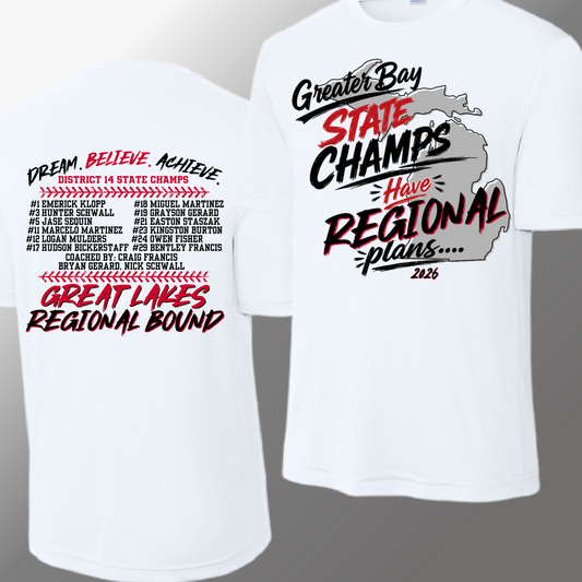GBLL 2026 12U State Champs - Tee (Youth & Adult)