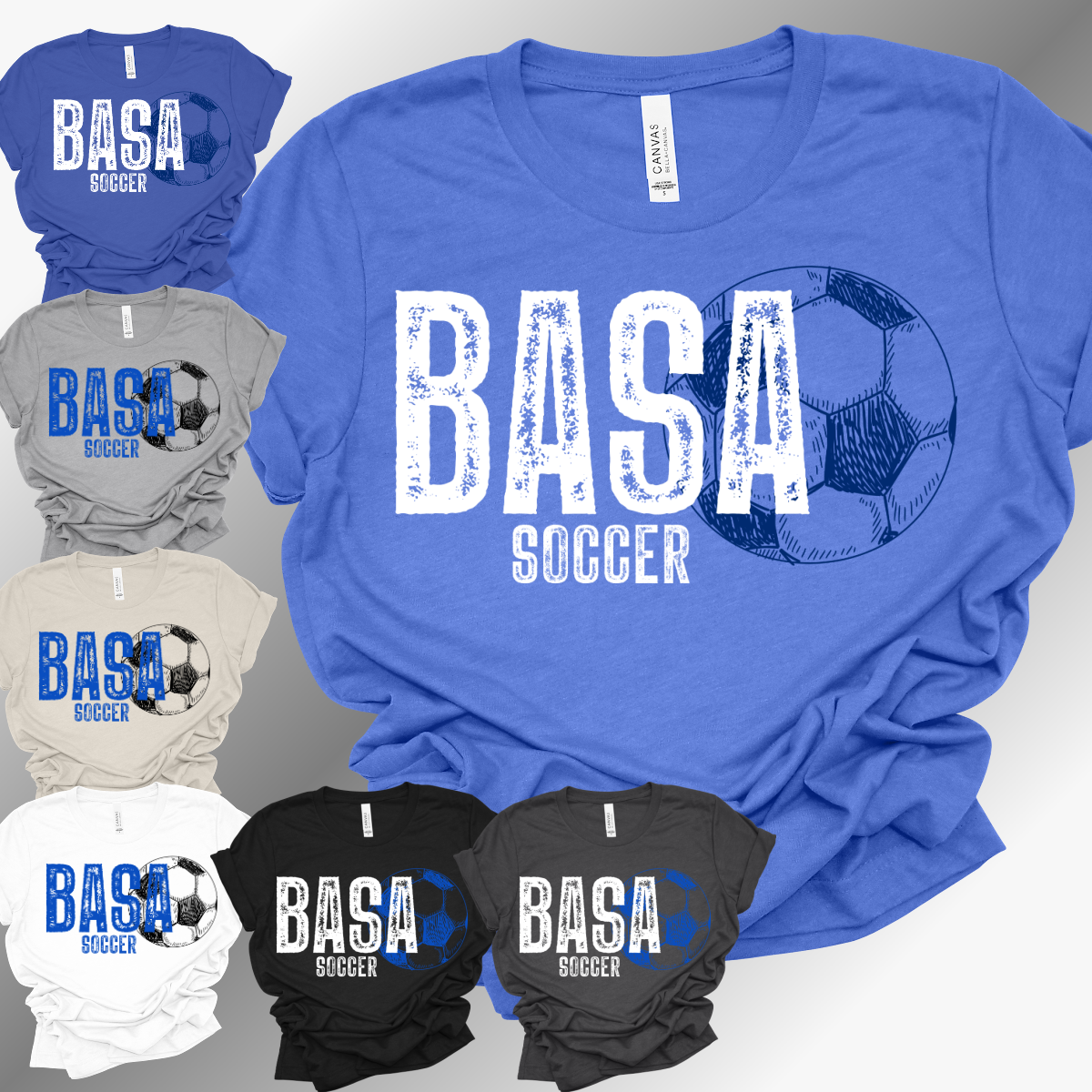 BASA Soccer - Bella Canvas Tee (Toddler, Youth, Adult)