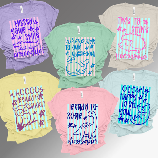 Back To School Tees!!! - Bella Tee (Adult)