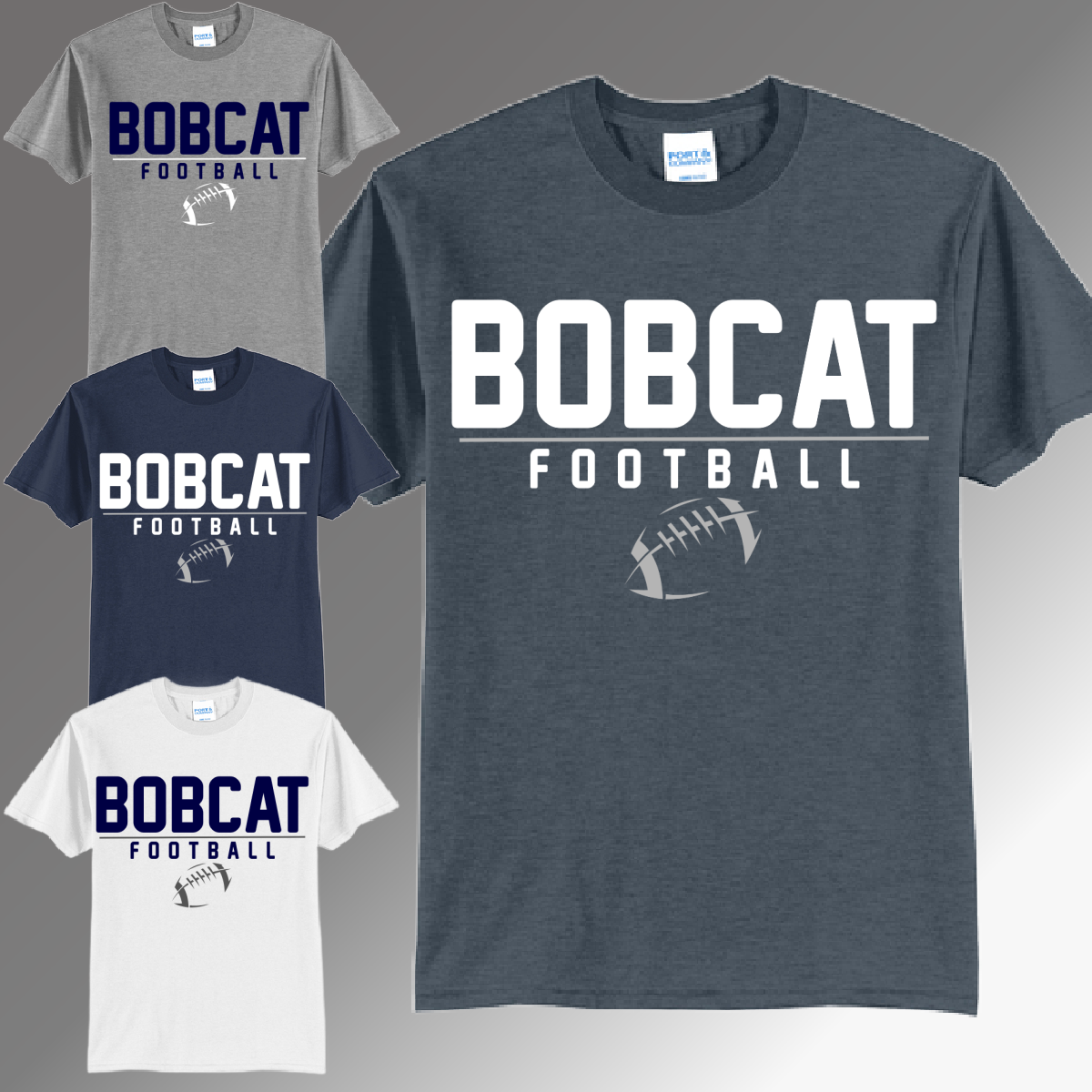 Bobcat Football - Basic Tee (Toddler, Youth & Adult)