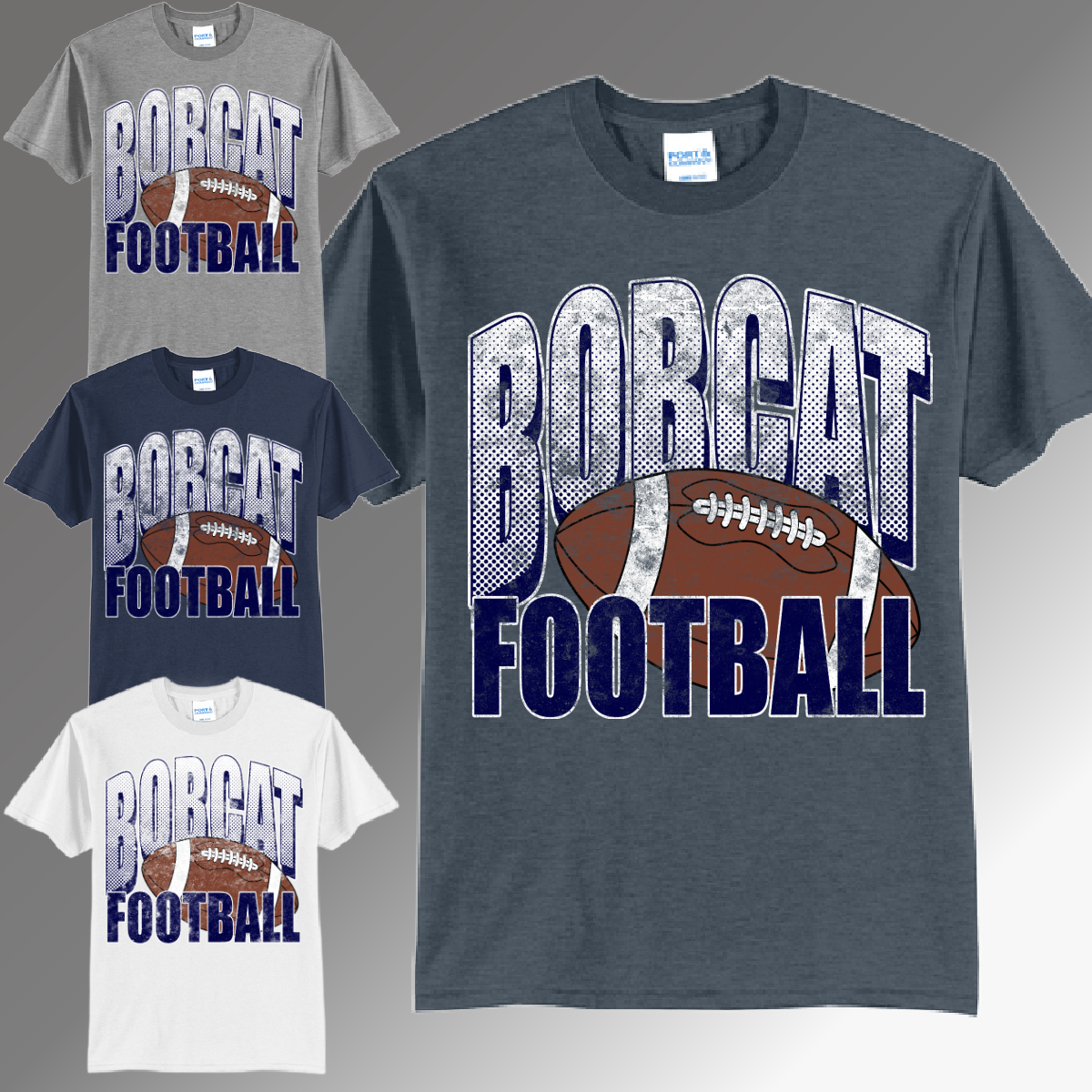 Bobcat Football - Basic Tee (Toddler, Youth & Adult)