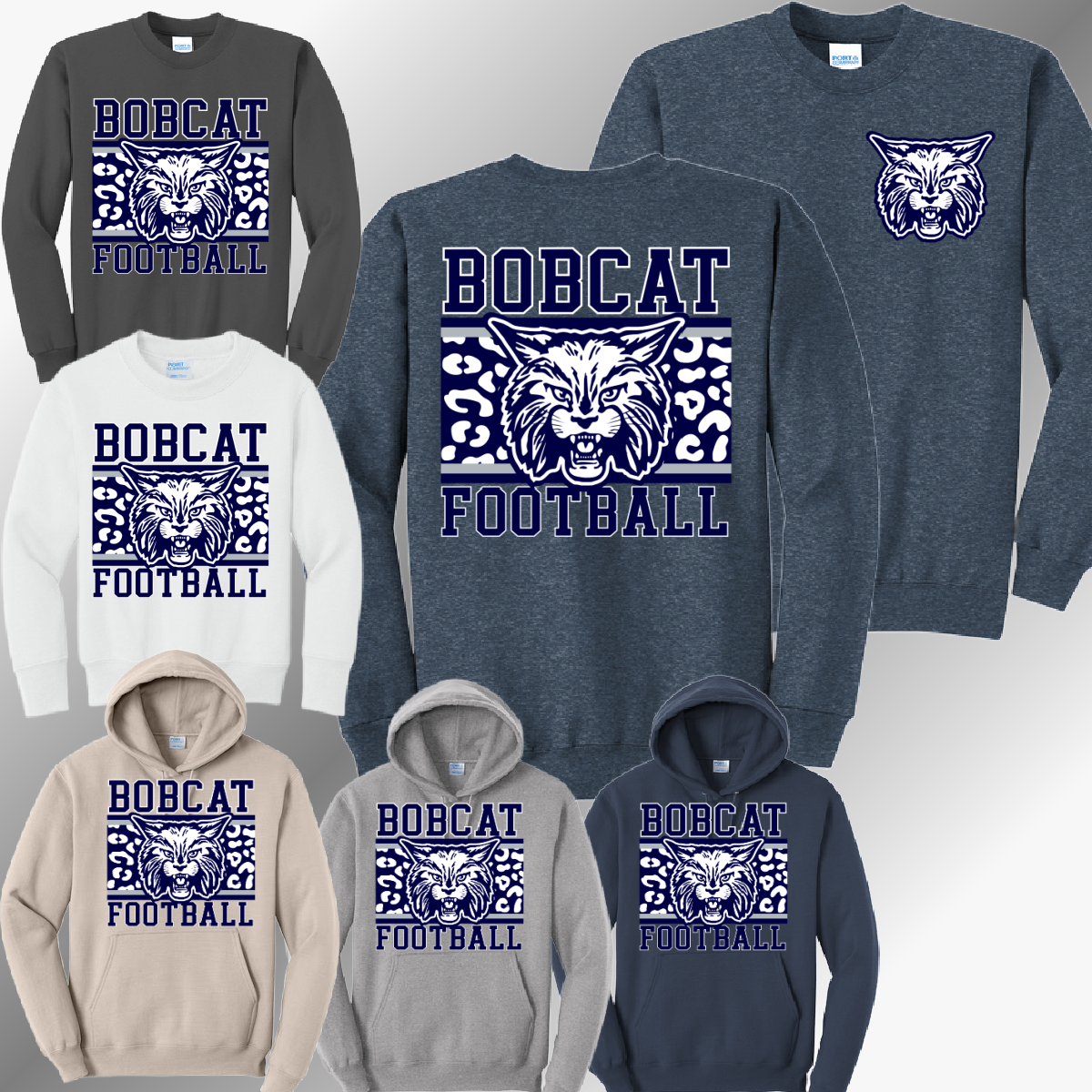 Bobcat Football - Basic Sweatshirt (Youth & Adult)