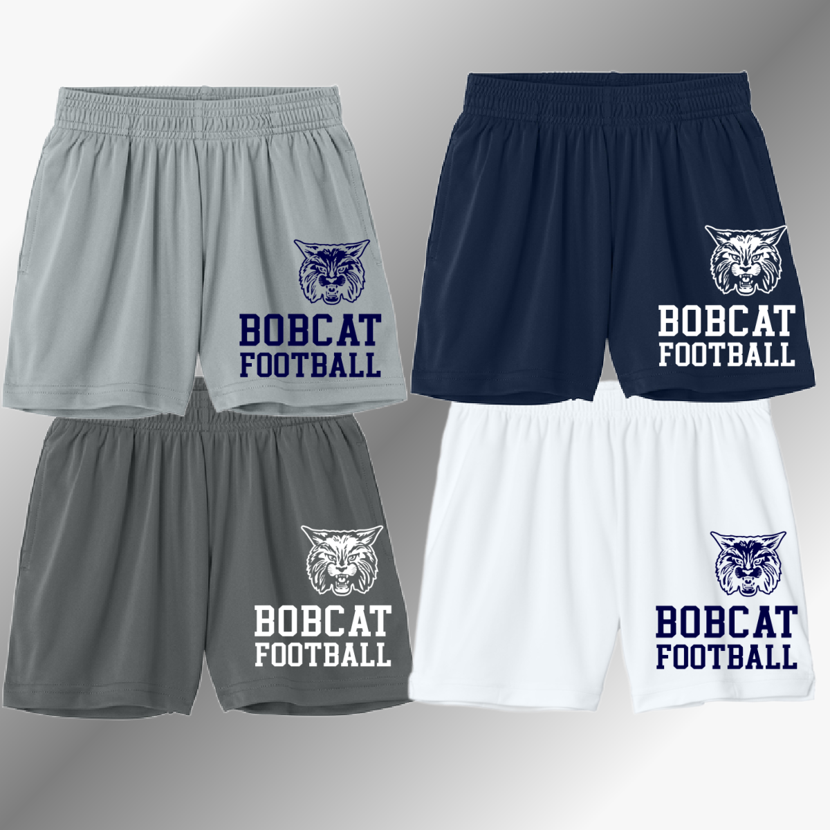 Bobcat Football - Shorts (Youth & Adult)