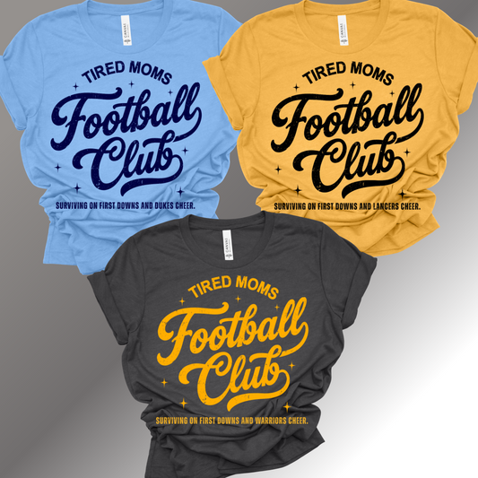 Football Mom ANY TEAM/ANY COLOR - Bella Canvas Tee (Adult)