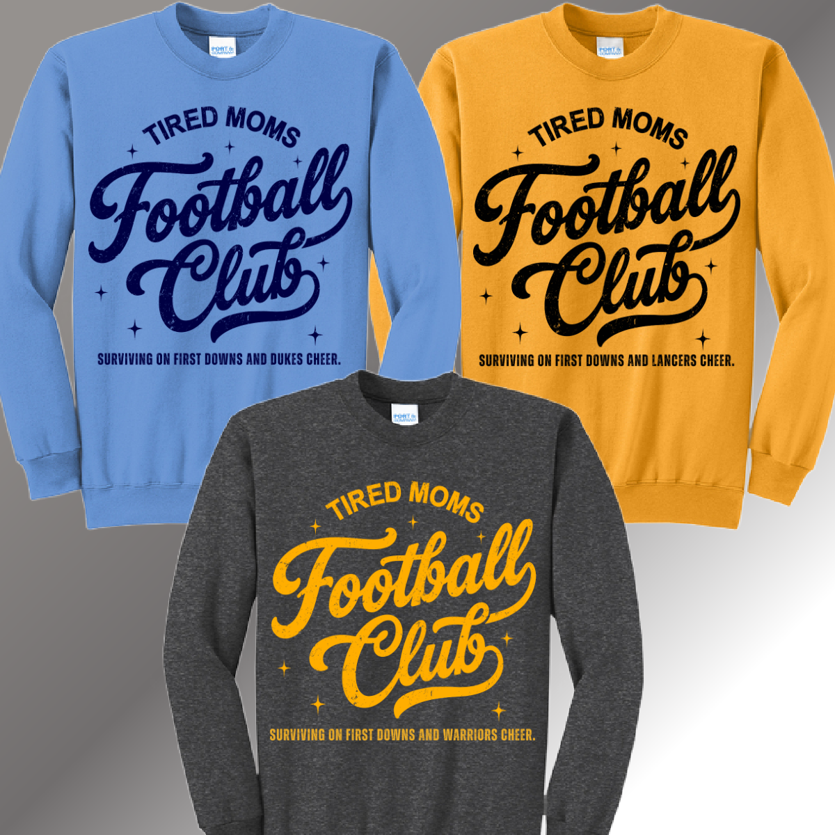Football Mom ANY TEAM/ANY COLOR - Basic Sweatshirt (Adult)
