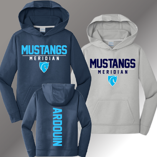Meridian Mustangs - Performance Hoodie (Youth & Adult)