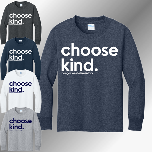 Bangor Bobcats Fundraiser - Basic LONG SLEEVE Tee (Youth & Adult)