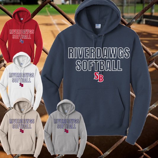 Saginaw Bay Riverdawgs SOFTBALL - Basic Sweatshirt (Youth & Adult)