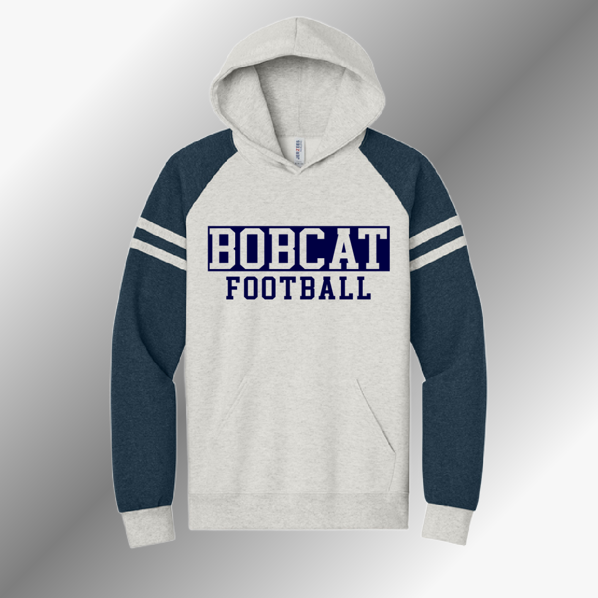 Bobcat Football - Retro Varsity Hoodie (Youth & Adult)