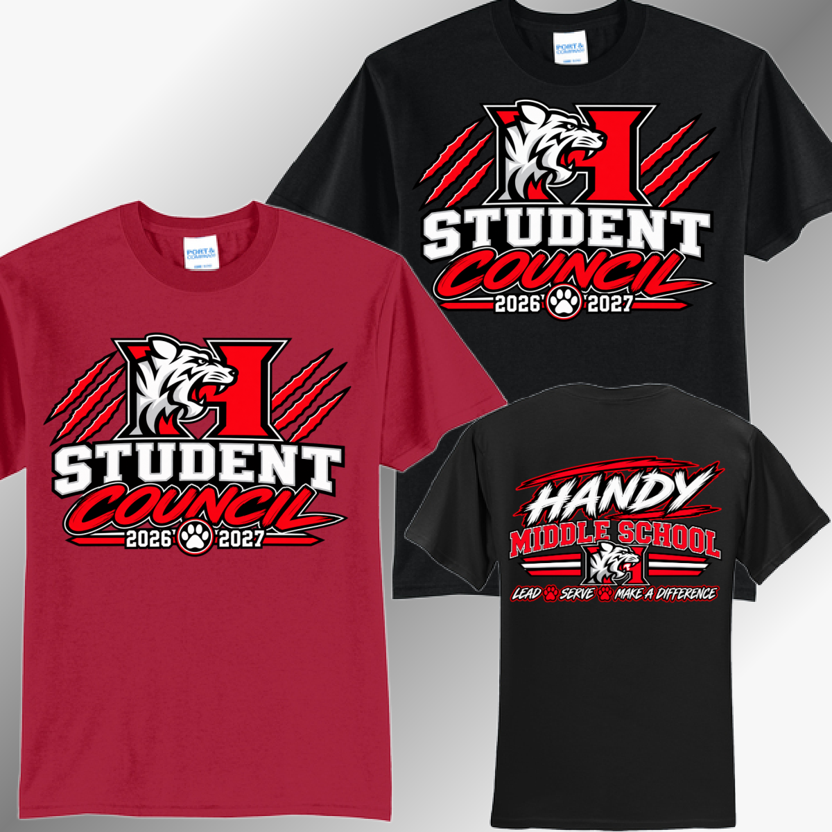 Handy Middle School - Student Council Tees & Hoodies
