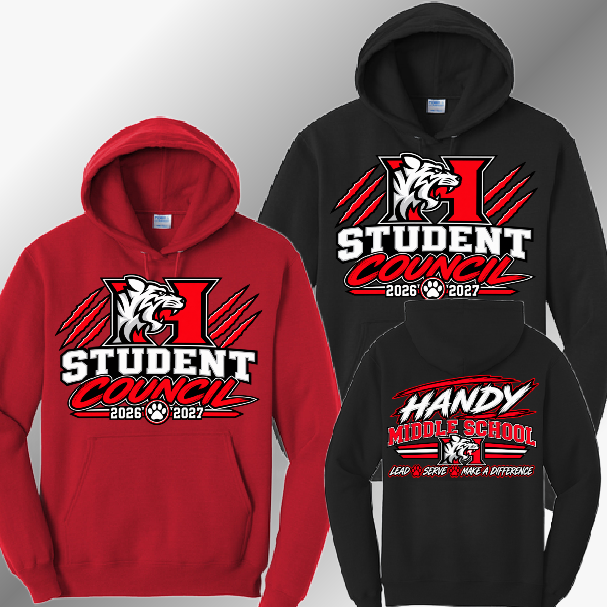 Handy Middle School - Student Council Tees & Hoodies