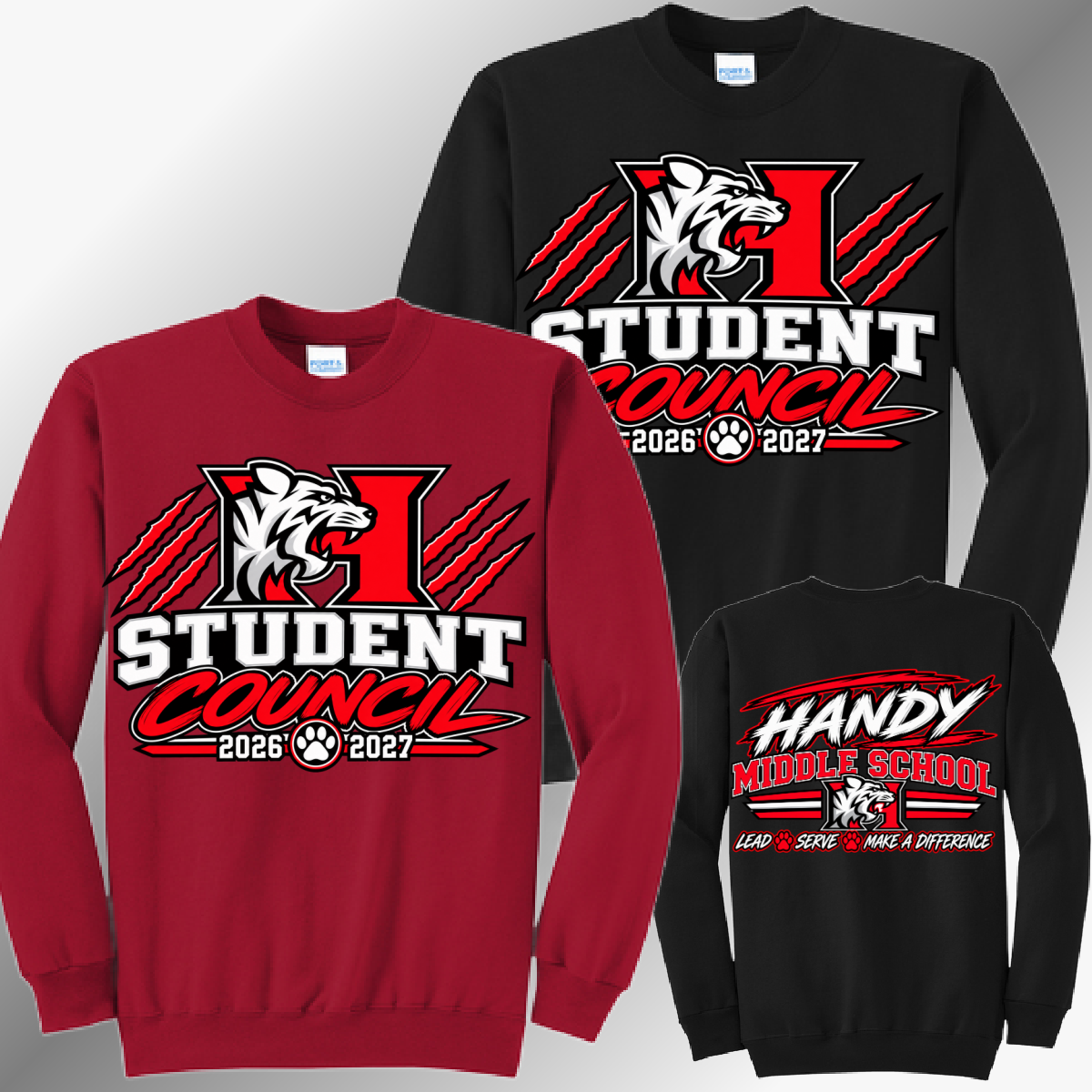Handy Middle School - Student Council Tees & Hoodies