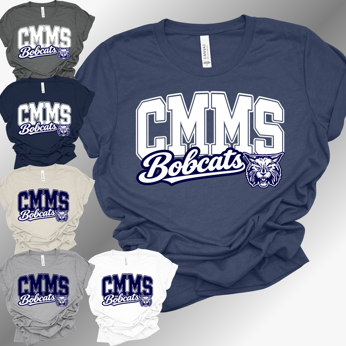 CMMS Bangor Bobcats Fundraiser - Bella Canvas Tee (Toddler, Youth, Adult)