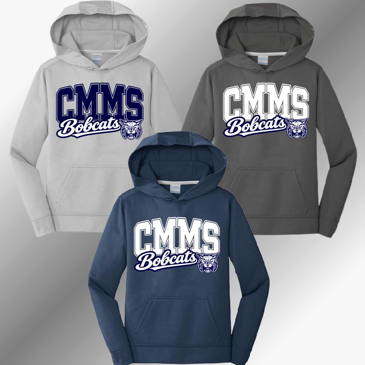 CMMS Bangor Bobcats - Performance Hoodie (Youth & Adult)