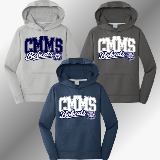 CMMS Bangor Bobcats - Performance Hoodie (Youth & Adult)