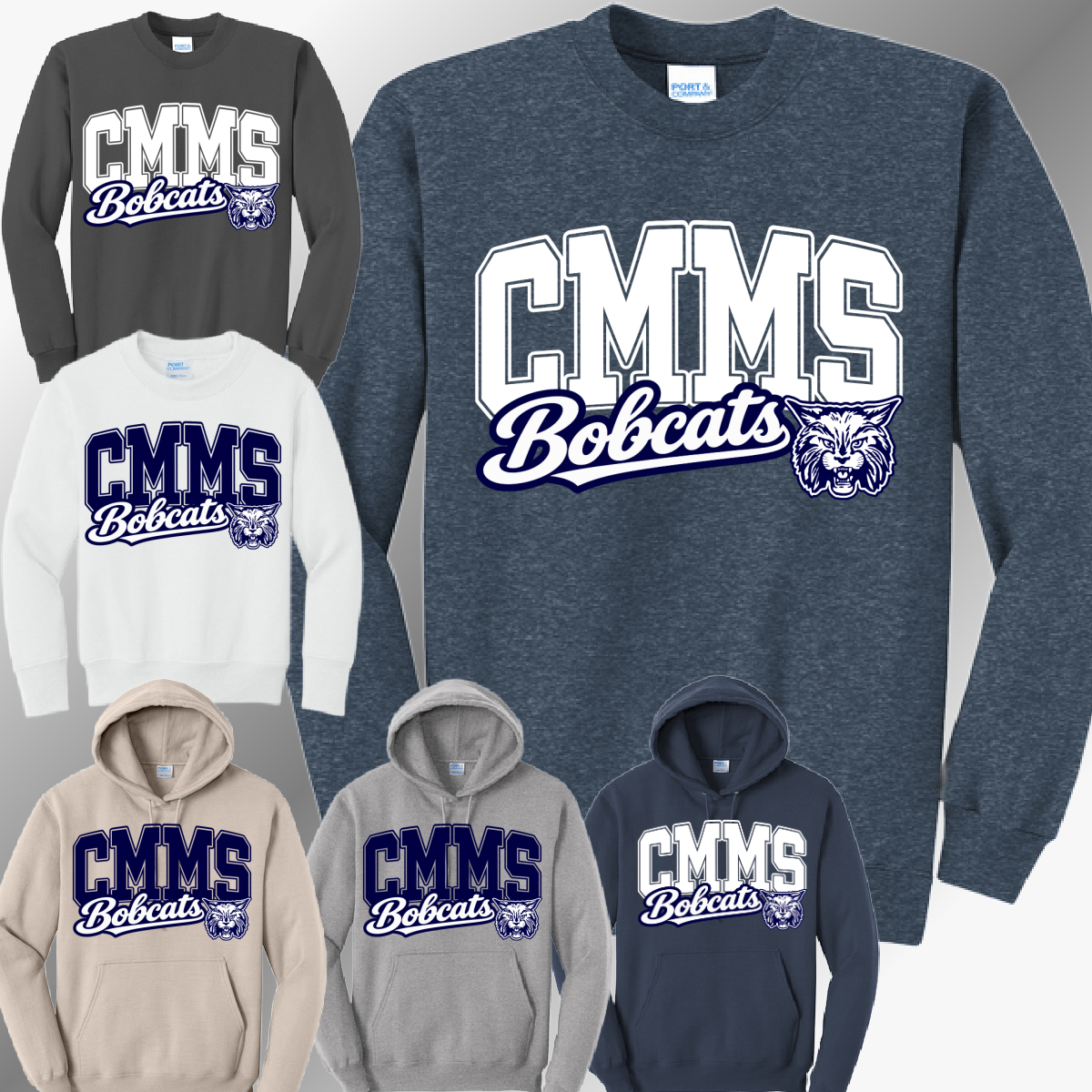 CMMS Bangor Bobcats - Basic Sweatshirt (Youth & Adult)