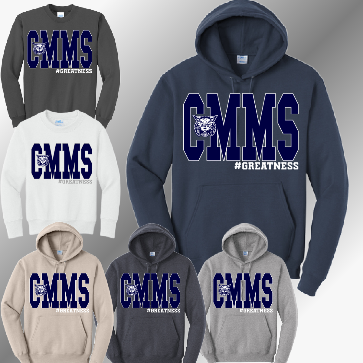 CMMS Bangor Bobcats - Basic Sweatshirt (Youth & Adult)