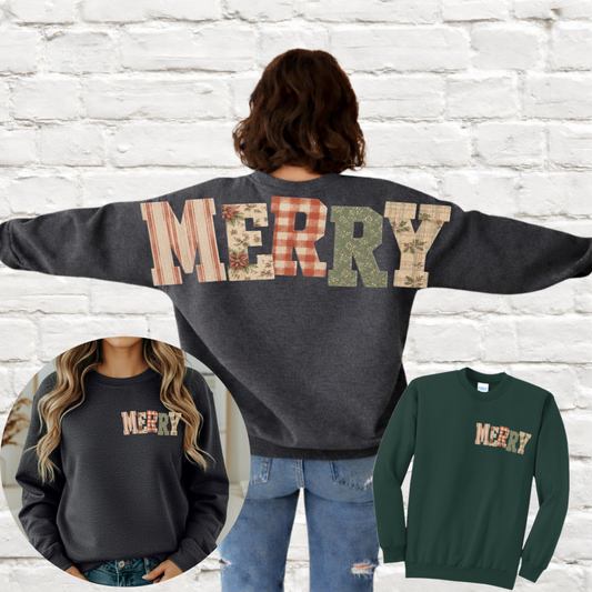MERRY Across the Back - Sweatshirt