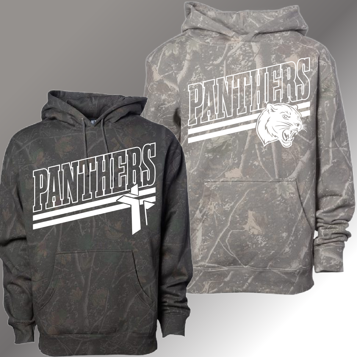 Trinity Monitor Panthers -  Deadwood Camouflage Hoodie (Youth & Adult)