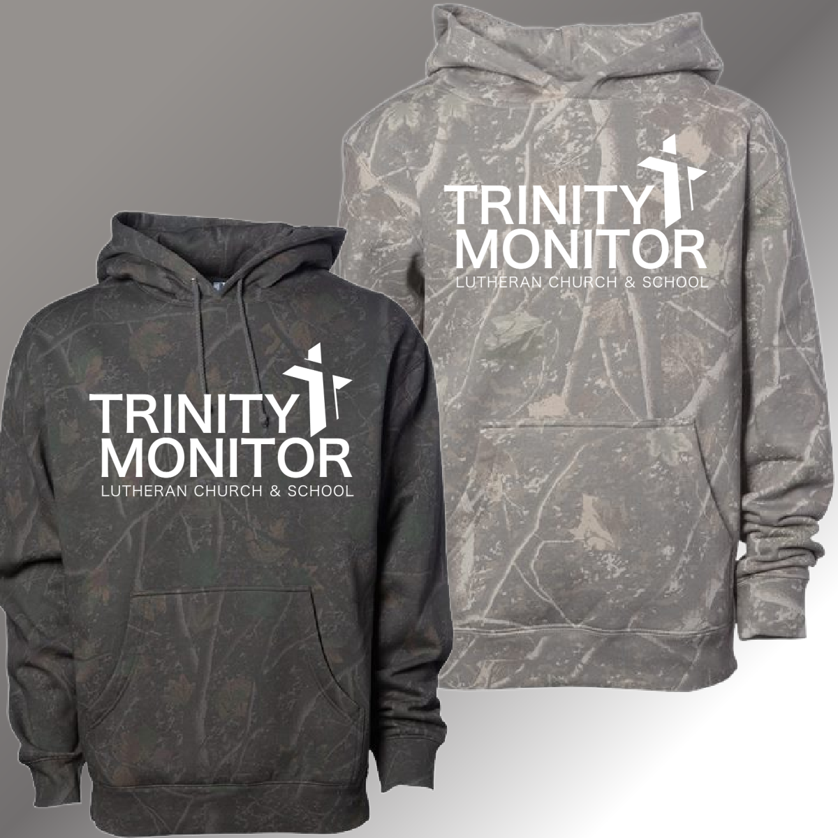 Trinity Monitor Panthers -  Deadwood Camouflage Hoodie (Youth & Adult)