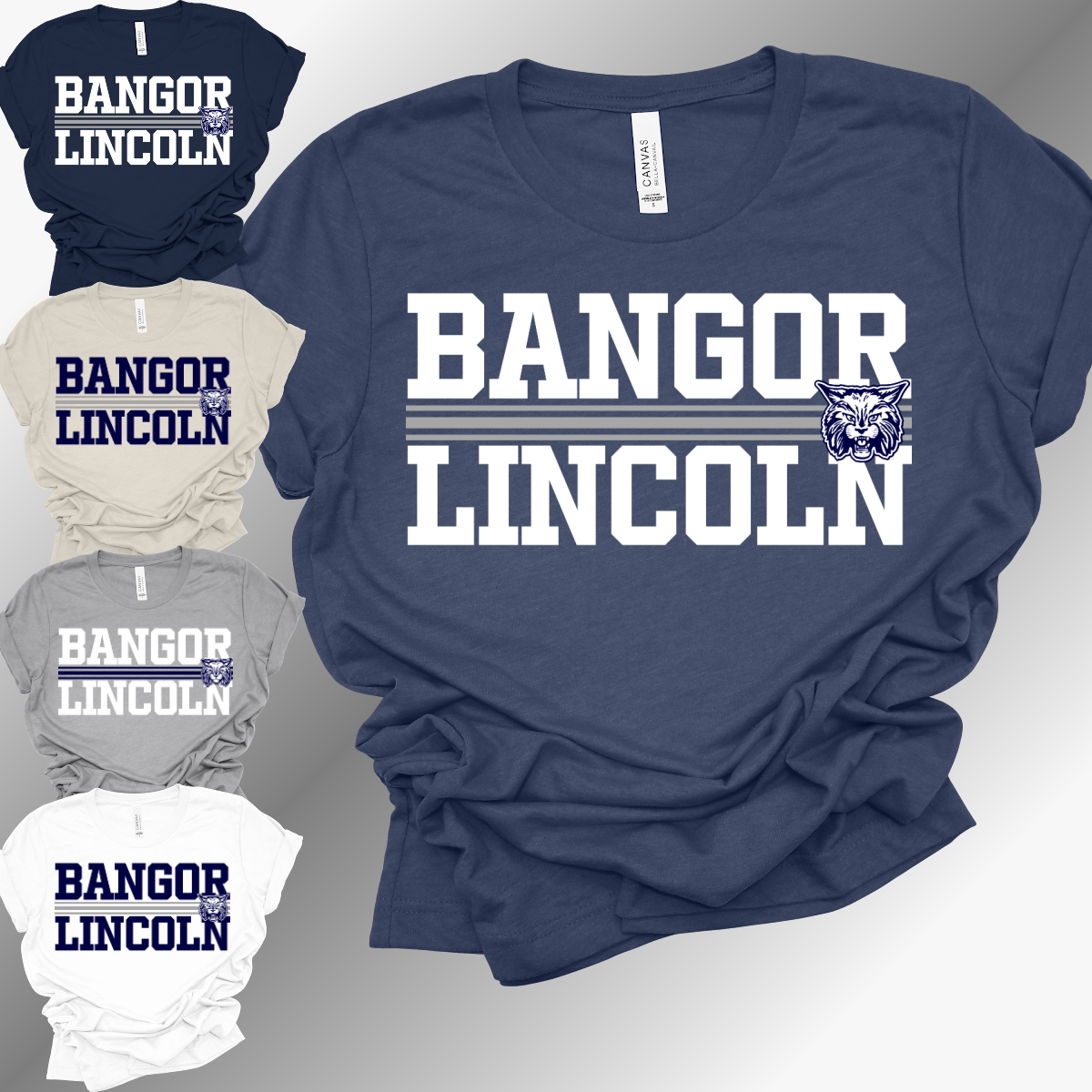 Bangor Bobcats - Bella Canvas Tee (Toddler, Youth, Adult)