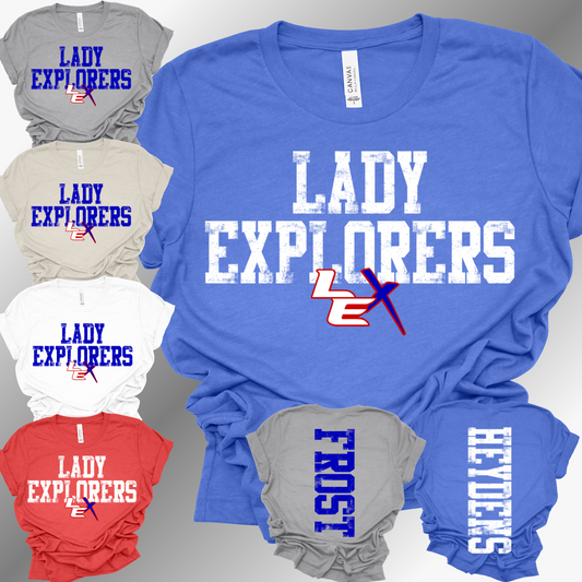 Lady Explorers Softball - LEX Premium Tee (Toddler, Youth & Adult)