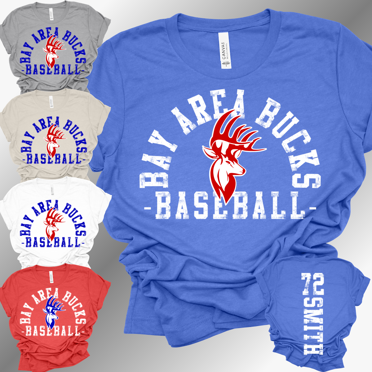Bay Area Bucks Baseball - Premium Tee (Toddler, Youth & Adult)