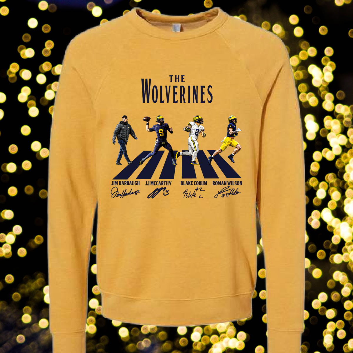 The Wolverines Premium Sweatshirt-Mustard (Adult) - MADE TO ORDER/TWO WEEKS