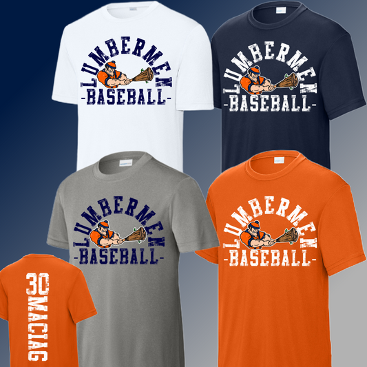 Mid Michigan Lumbermen Baseball - Dri Fit Tee (Youth & Adult)