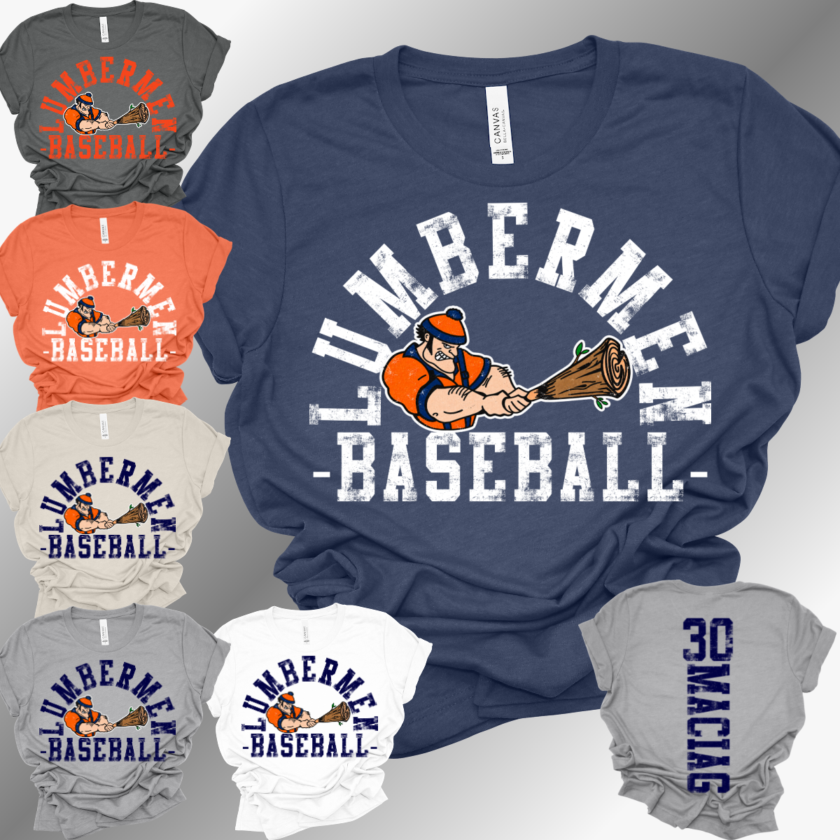Mid Michigan Lumbermen Baseball - Premium Tee (Toddler, Youth & Adult)