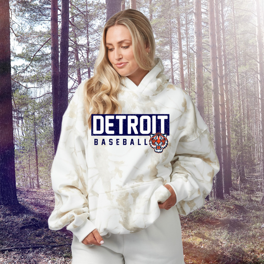 Detroit Baseball - White Oak Camo Hoodie (Adult)