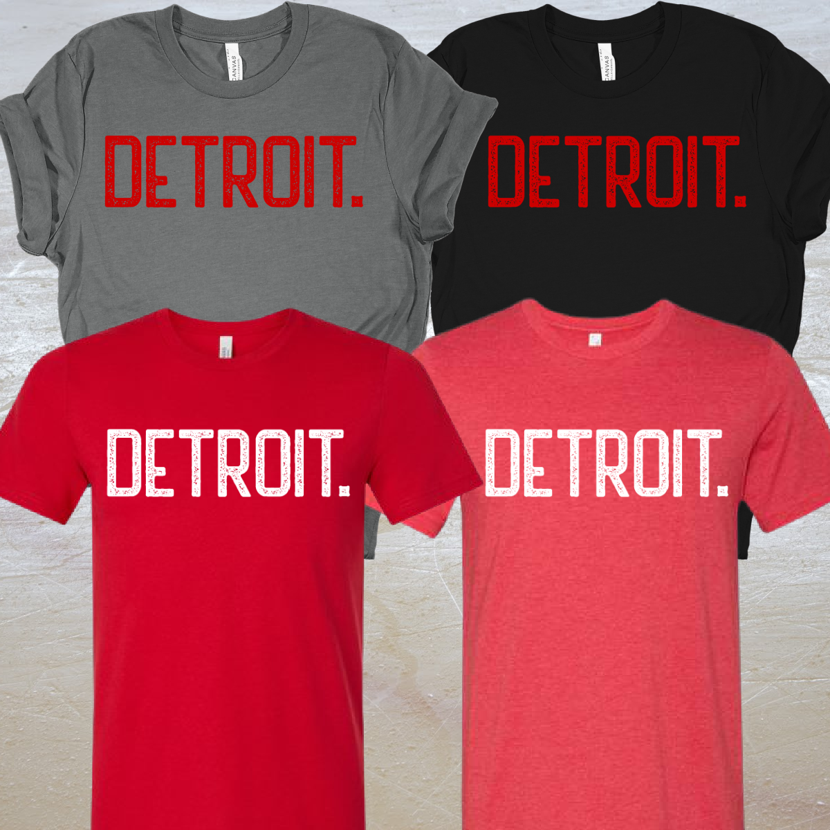 DETROIT.  Tees (Adult) - PREORDER - WILL SHIP BY 3/11