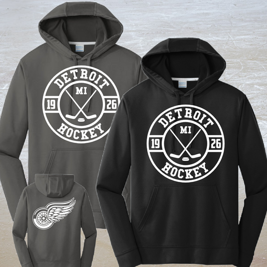 Detroit Founded Dri-Fit Hoodie (Adult) - PREORDER - WILL SHIP BY 3/11