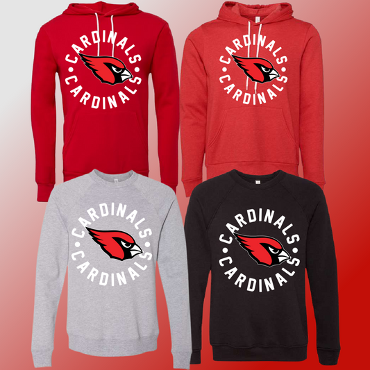 St. John Cardinals  - Round Logo Premium Sweatshirt