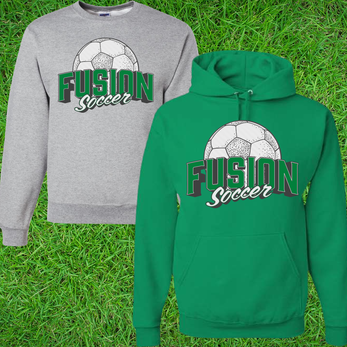 Vintage FUSION Soccer Sweatshirt (Youth & Adult) - MADE TO ORDER/TWO WEEKS