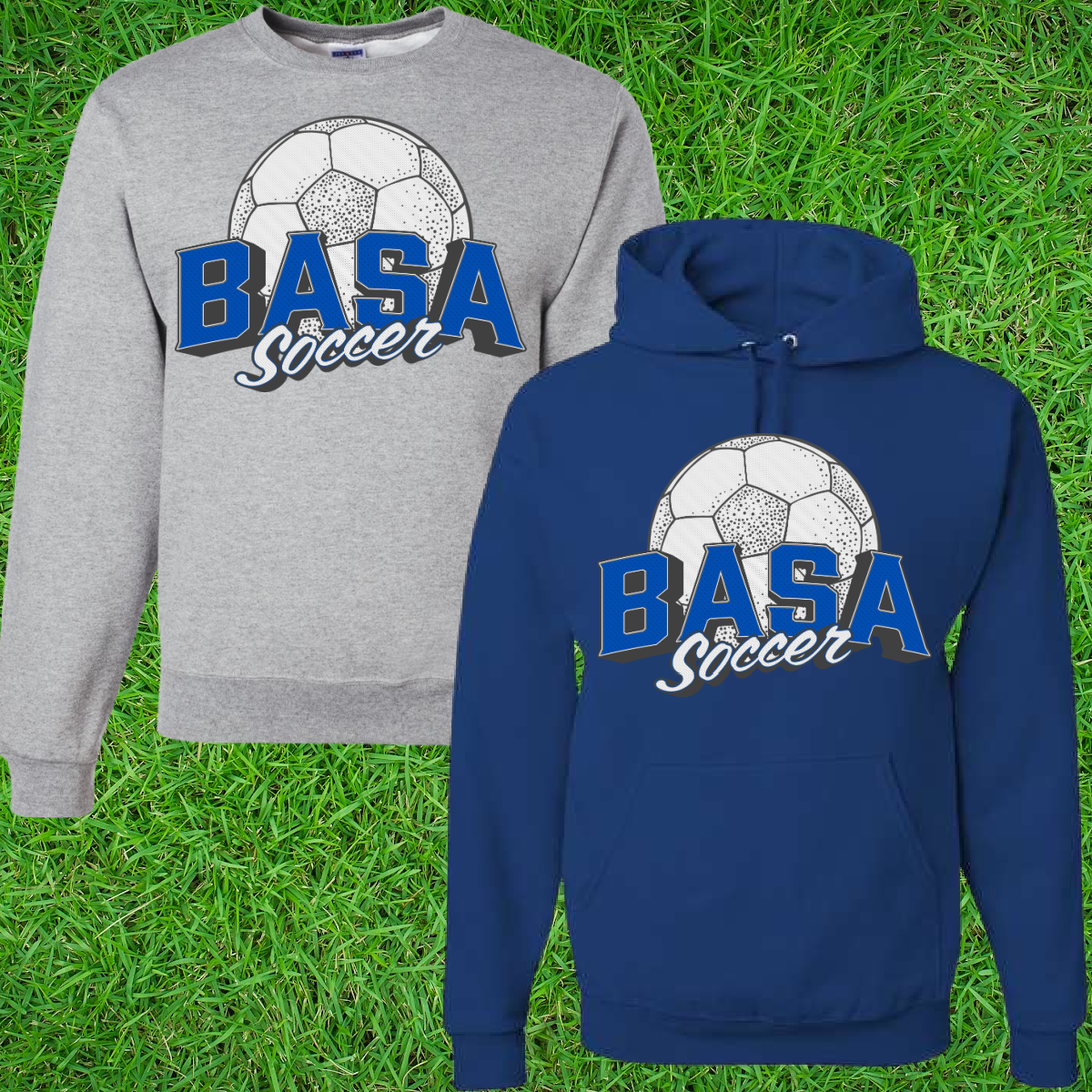 Vintage BASA Soccer Sweatshirt (Youth & Adult) - MADE TO ORDER/TWO WEEKS