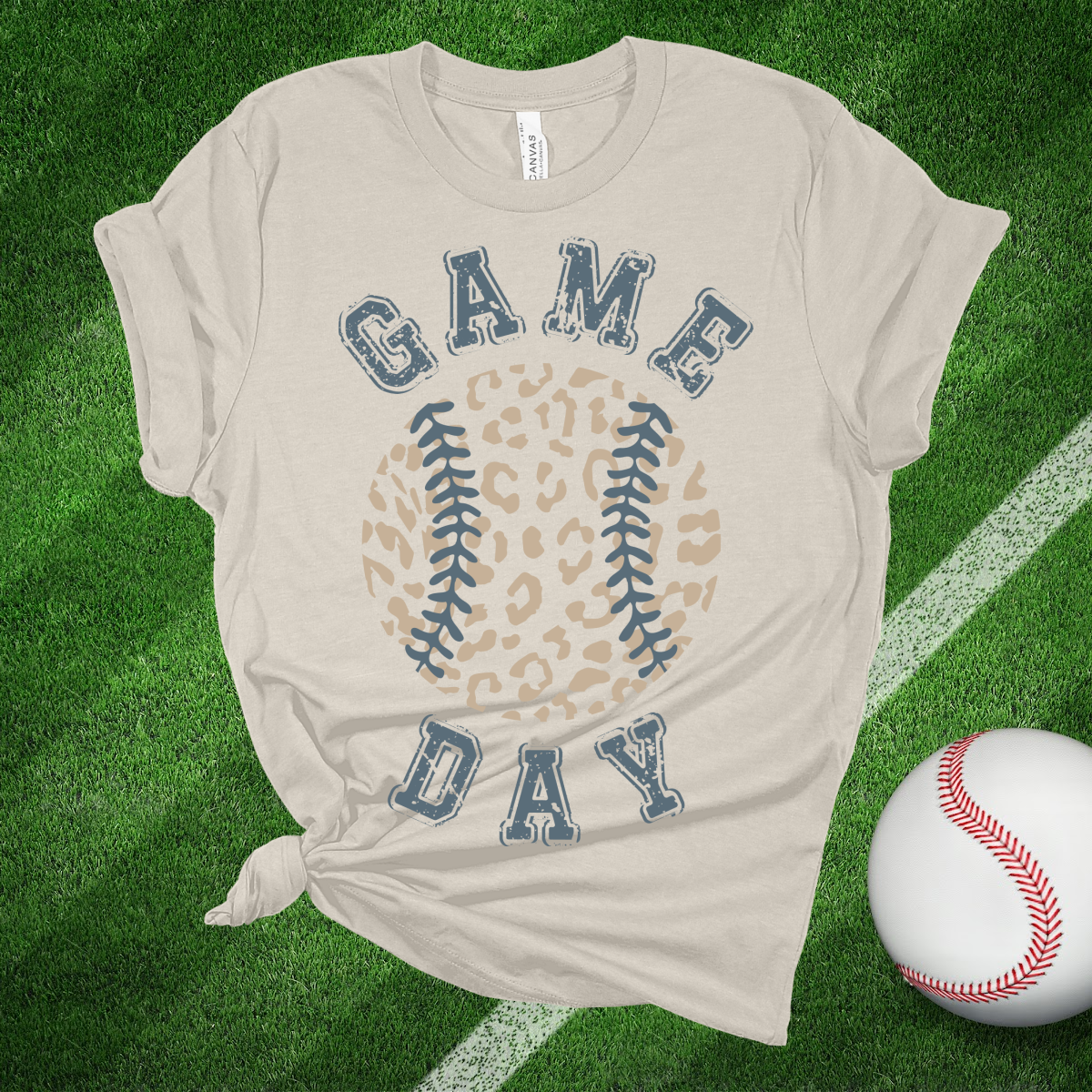 Game Day Leopard Baseball (Adult)