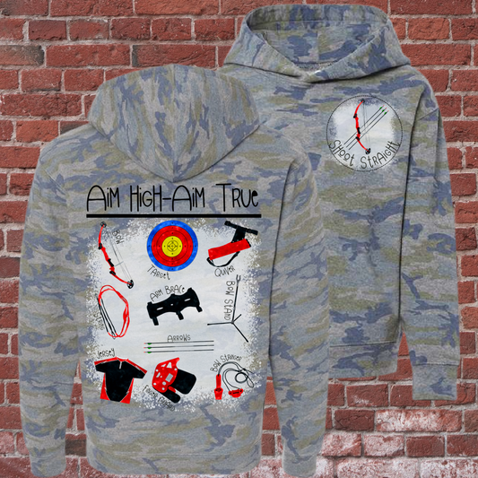 Archery Aim High Aim True Tee or Sweatshirt (Youth) - PREORDER