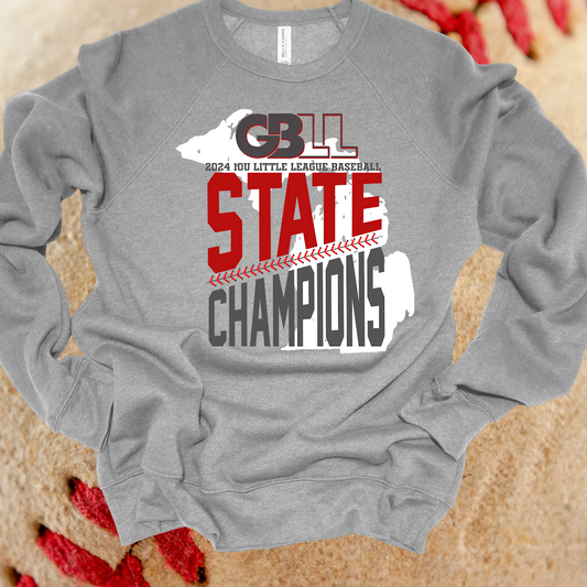 2024 GBLL 10U State Champs - Premium Crewneck (Adult)