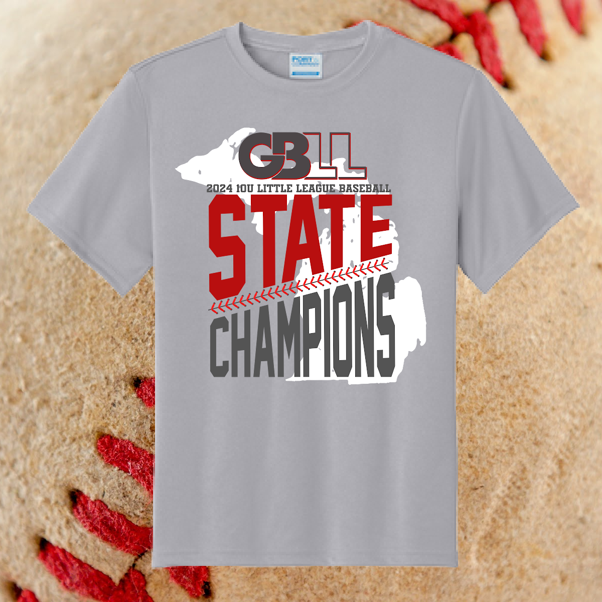 2024 GBLL 10U State Champs - Dri Fit Tees  (Youth & Adult)