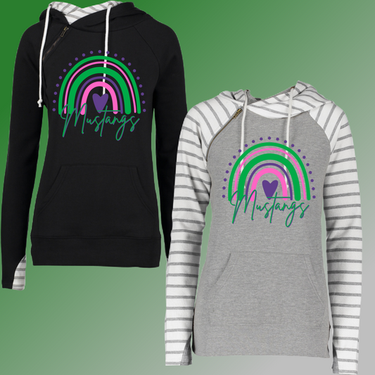 MacGregor Elementary - Rainbow Double Hoodie (Adult) - MADE TO ORDER/TWO WEEKS