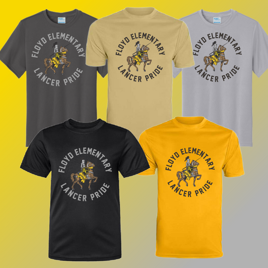 Floyd Lancers - Round Logo Dri Fit Tee (Youth & Adult) - MADE TO ORDER/TWO WEEKS