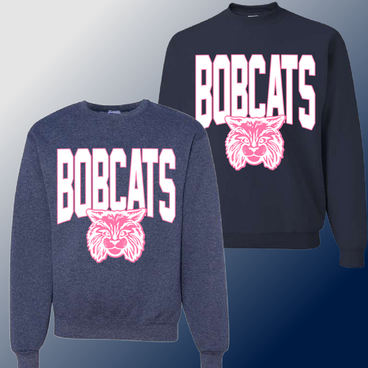 Bangor Central - Pink Mascot Basic Sweatshirt (Youth & Adult) - MADE TO ORDER/TWO WEEKS