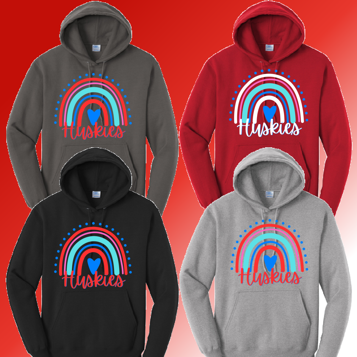 St. Bartholomew - Rainbow Basic Hoodie (Youth & Adult) - MADE TO ORDER/TWO WEEKS