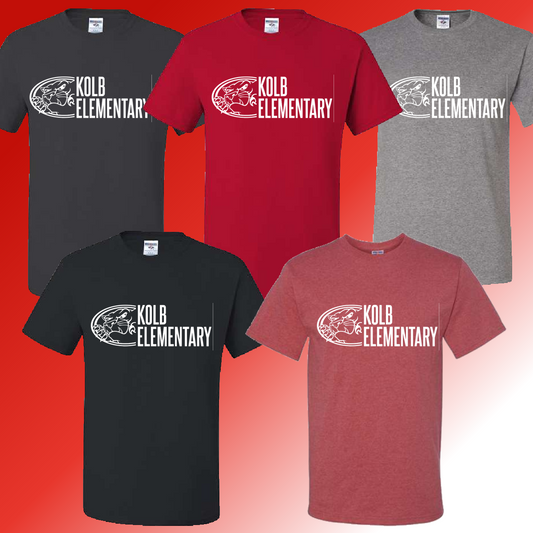 Kolb Elementary School Logo Basic Tee (Youth & Adult) - MADE TO ORDER/TWO WEEKS