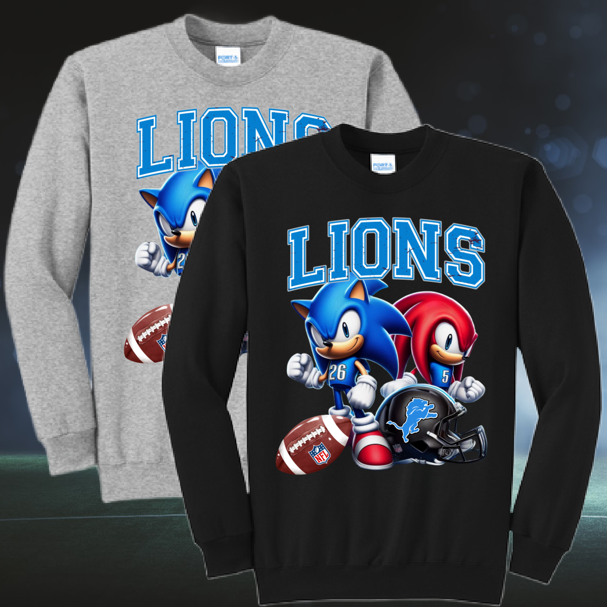 Lions Sonic Crewneck Sweatshirt (Youth)