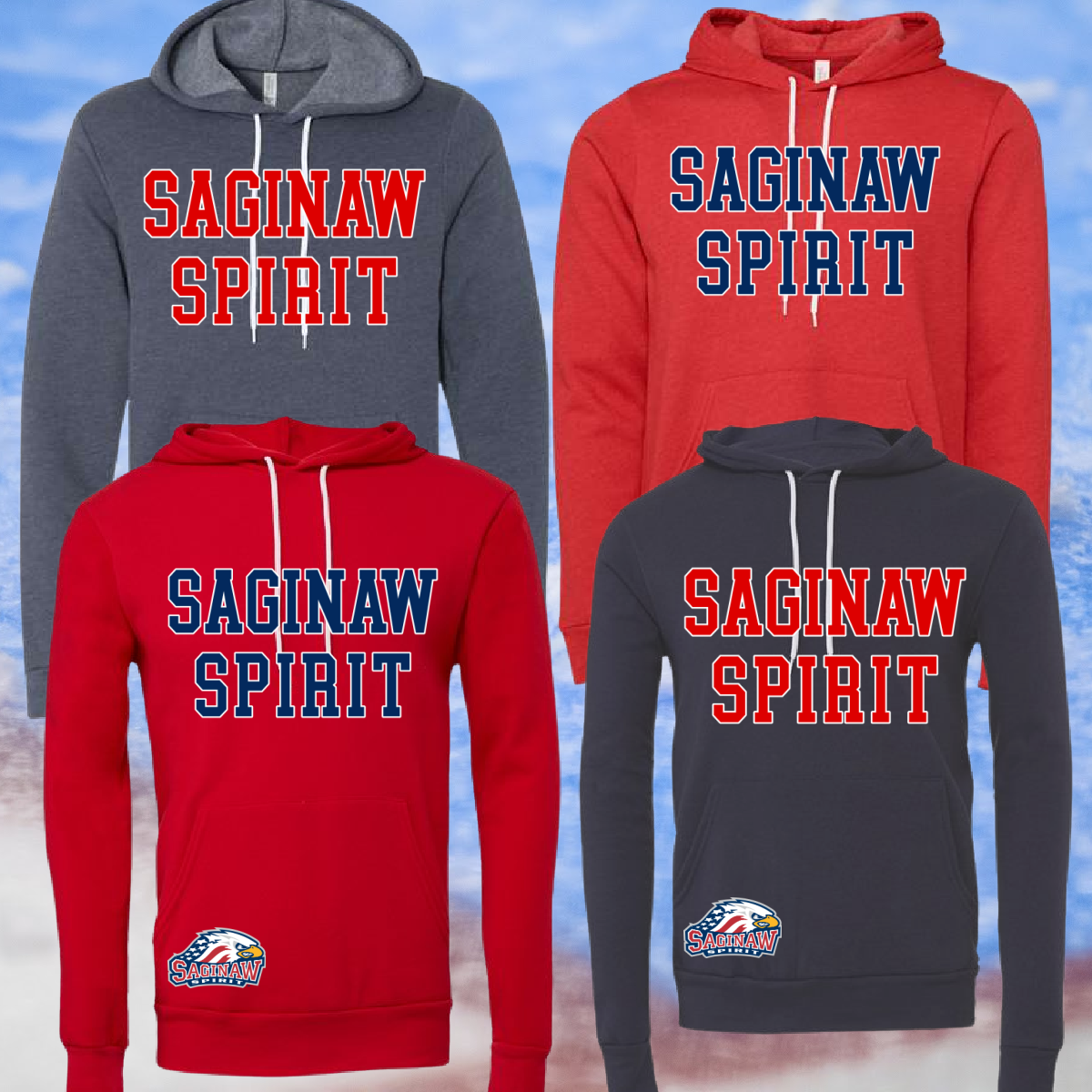 Spirit - Varsity Lettering Premium Hoodie (Adult)